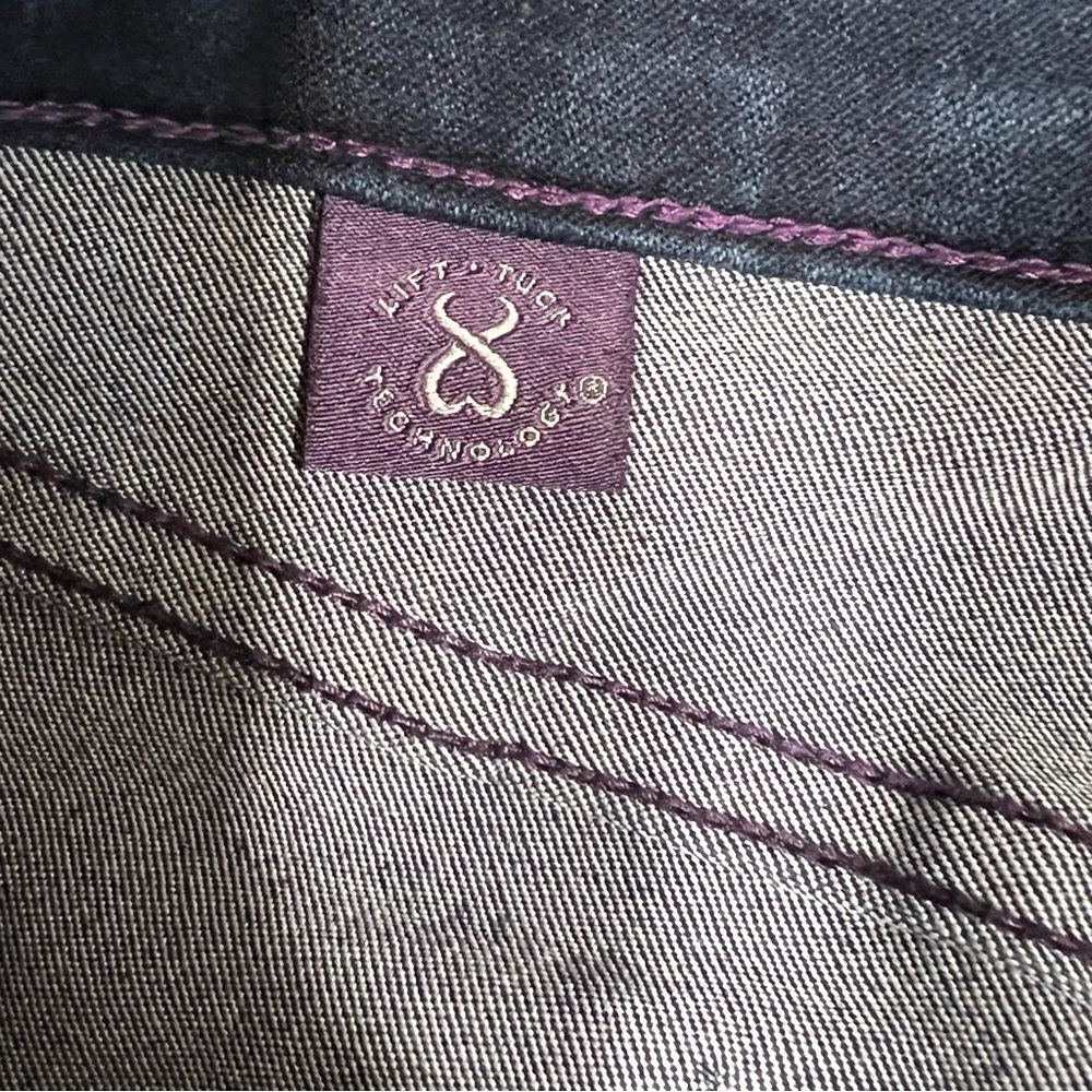 NYDJ women's jeans leggings‎ dark wash size 6 stretch USA made - Picture 5 of 14